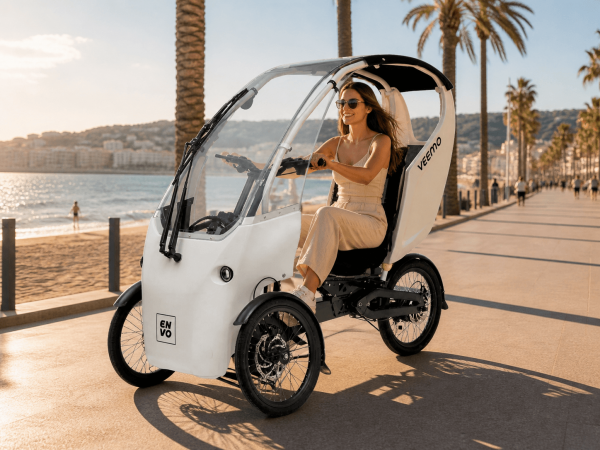 Veemo E-Trike auf der Strasse